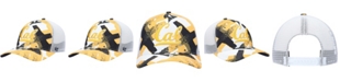 '47 Brand Men's White Cal Bears Block Party Trucker Snapback Hat